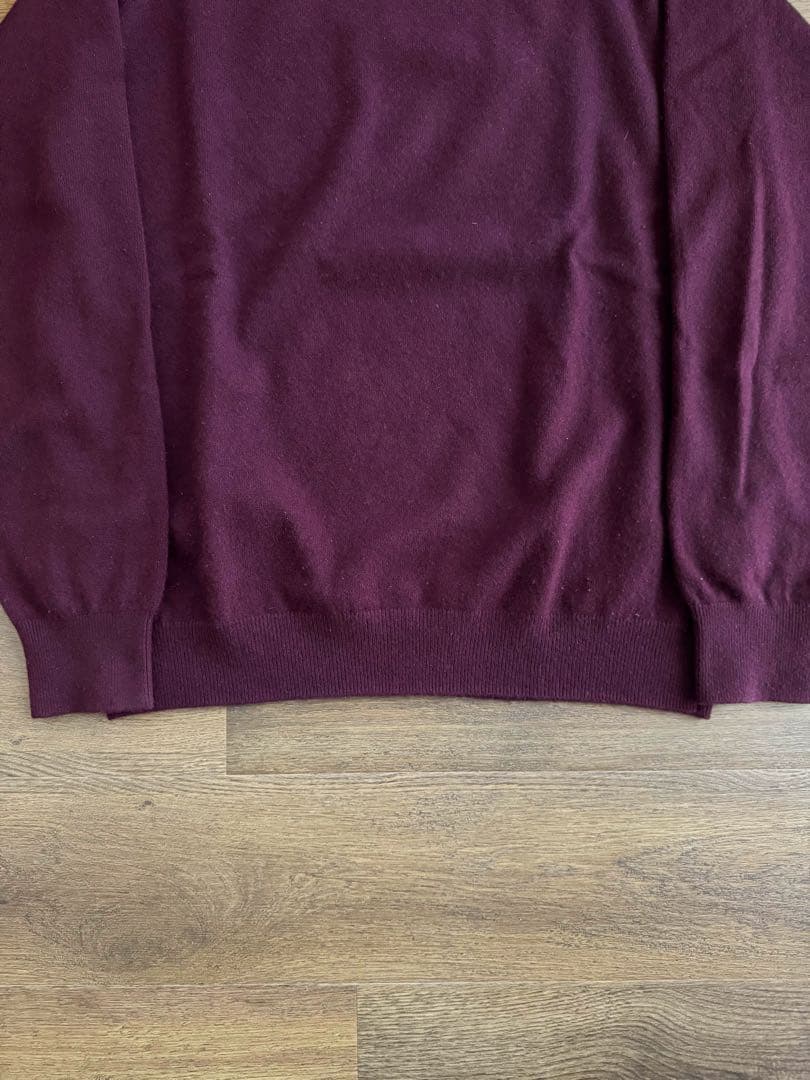 cash & barba モンゴリアンカシミヤセットアップ ボルドー