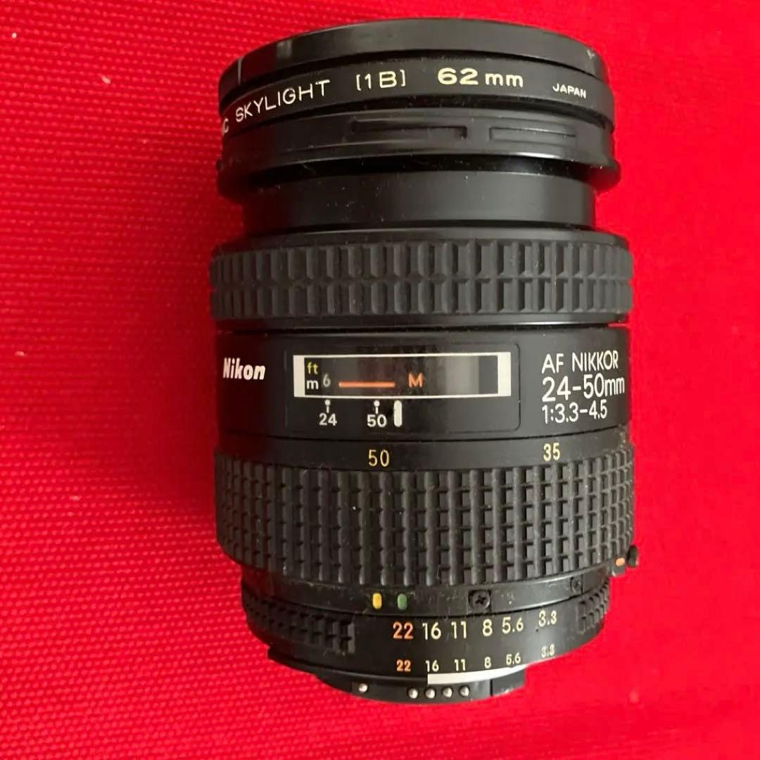 nikkor24-50mm 、Nikon f801 など
