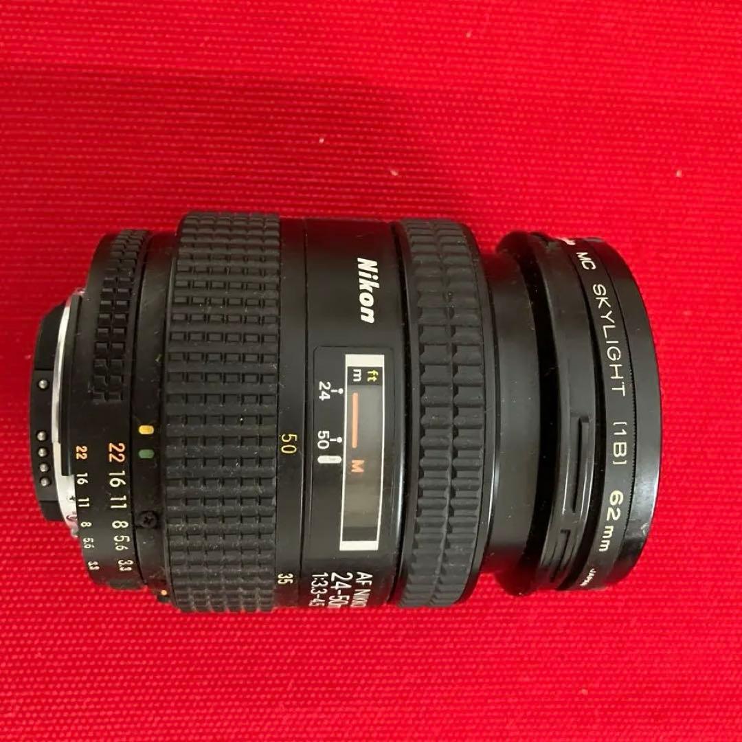 nikkor24-50mm 、Nikon f801 など