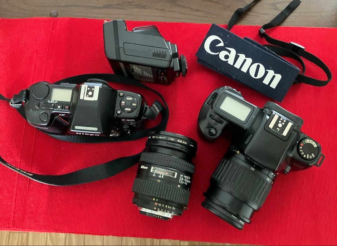 nikkor24-50mm 、Nikon f801 など