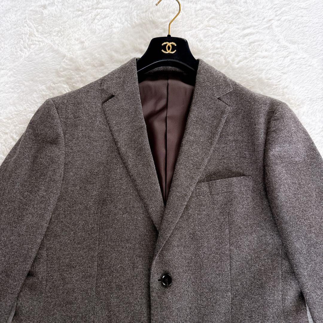 【アデイインザライフ ユナイテッドアローズ】3ピース スーツ XL ブラウン