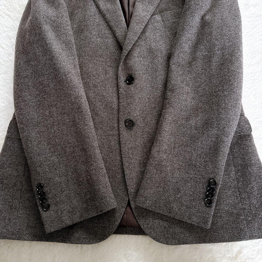 【アデイインザライフ ユナイテッドアローズ】3ピース スーツ XL ブラウン