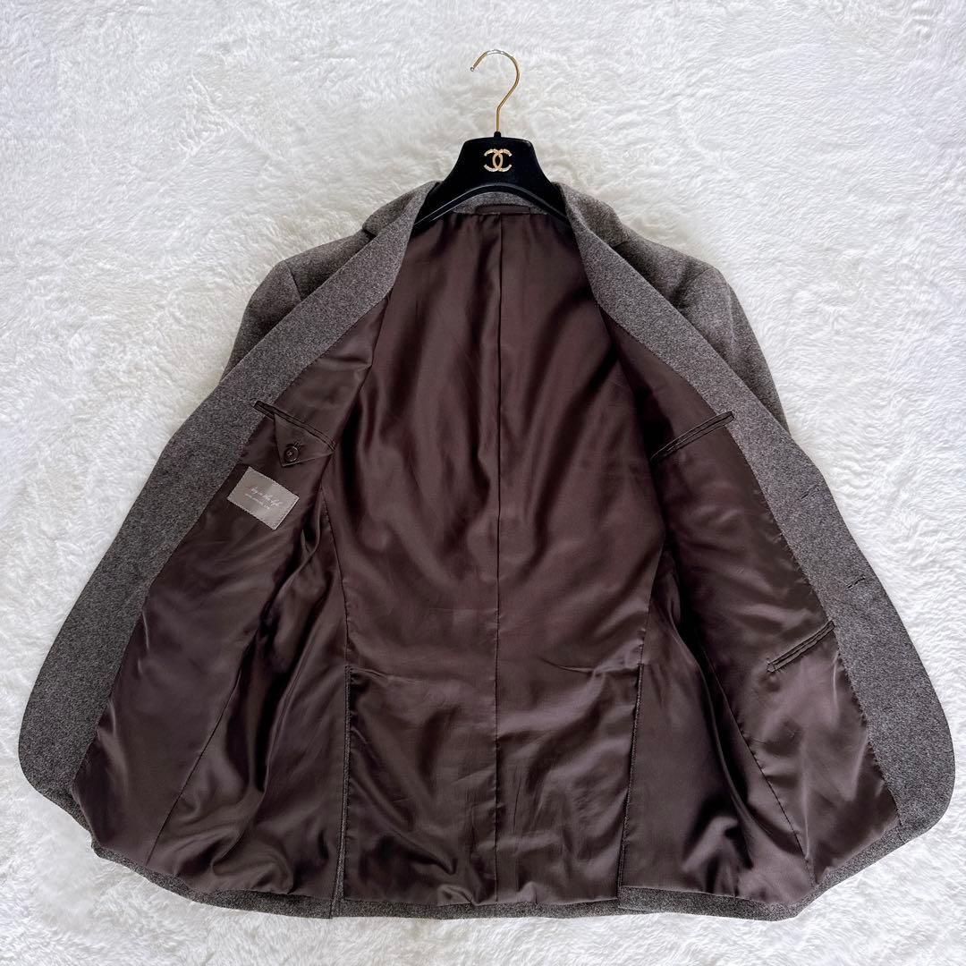 【アデイインザライフ ユナイテッドアローズ】3ピース スーツ XL ブラウン