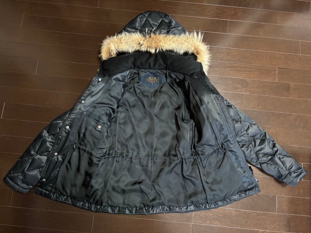 RJB フラットヘッド キルティング ダウンジャケット 38