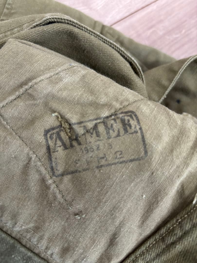 50's M47 カーゴパンツ 前期 フランス軍 サイズ33