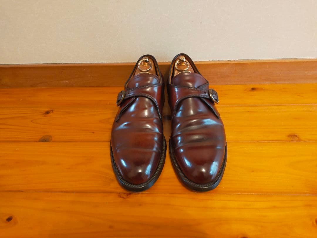 オールデン　コードバンモンクストラップ　954　9D