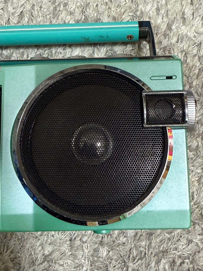 [超超超レア品] サンヨー　ラジカセ　グリーン　MR-U4SF 稼動品　日本製