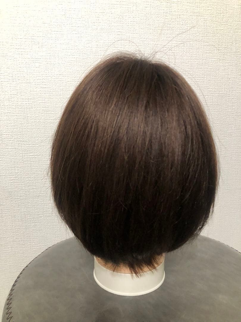 人毛ショート　ブラウン　未使用