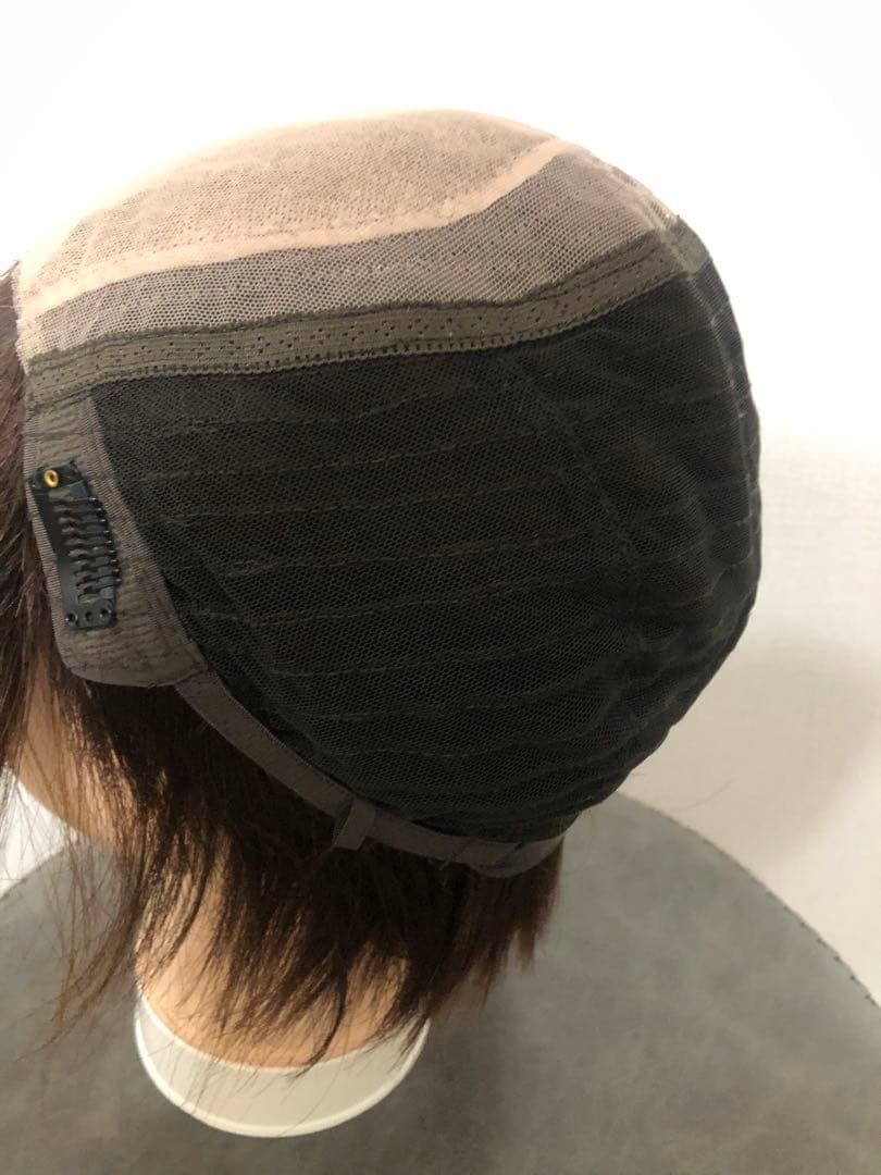 人毛ショート　ブラウン　未使用