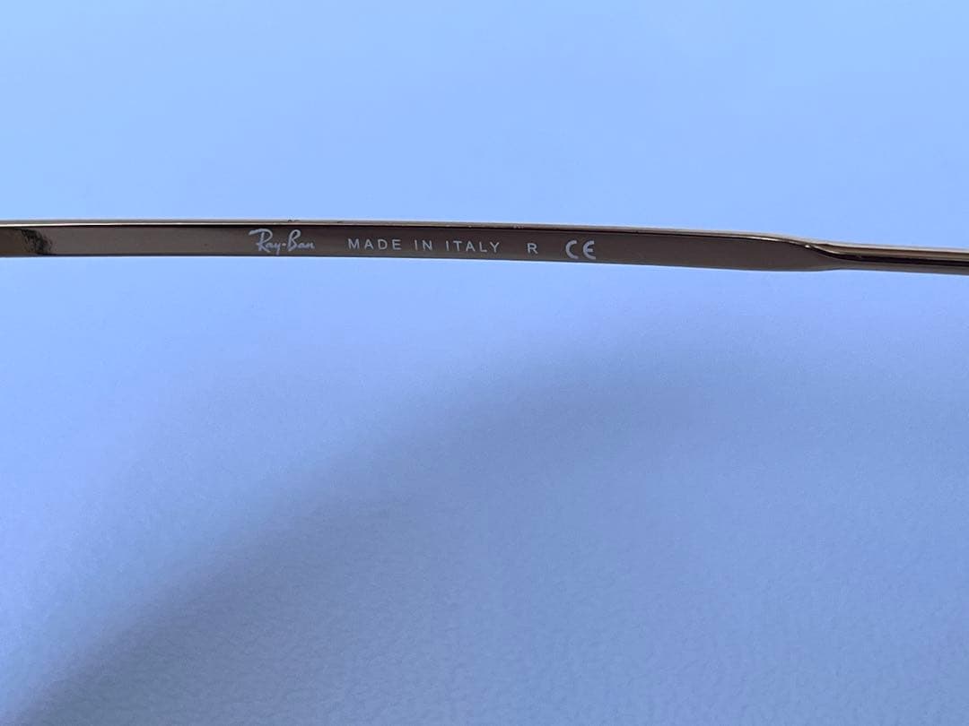 レイバン　ジャック　ゴールド　RB3565 53◻︎20キムタク着用　イタリア製