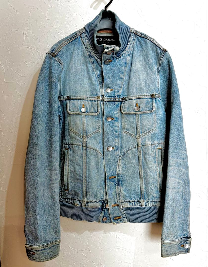 ドルチェ&ガッバーナ DOLCE&GABBANA ヴィンテージデニムジャケット
