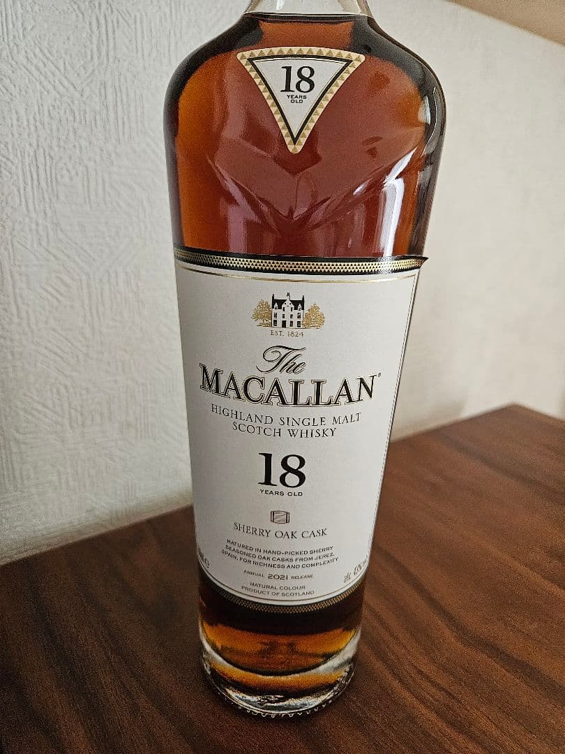 ザ・マッカラン 18年 シェリーオークカスク 2021年