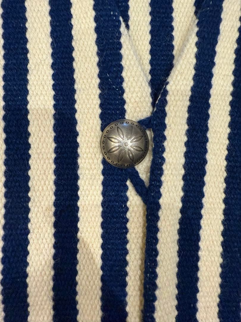 TRUJILLO'S トルフィリオス　チマヨベスト　ストライプ　手織り