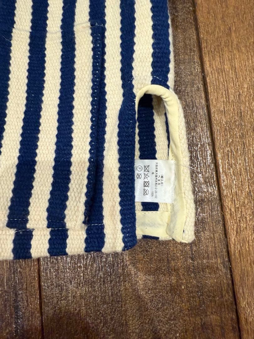 TRUJILLO'S トルフィリオス　チマヨベスト　ストライプ　手織り