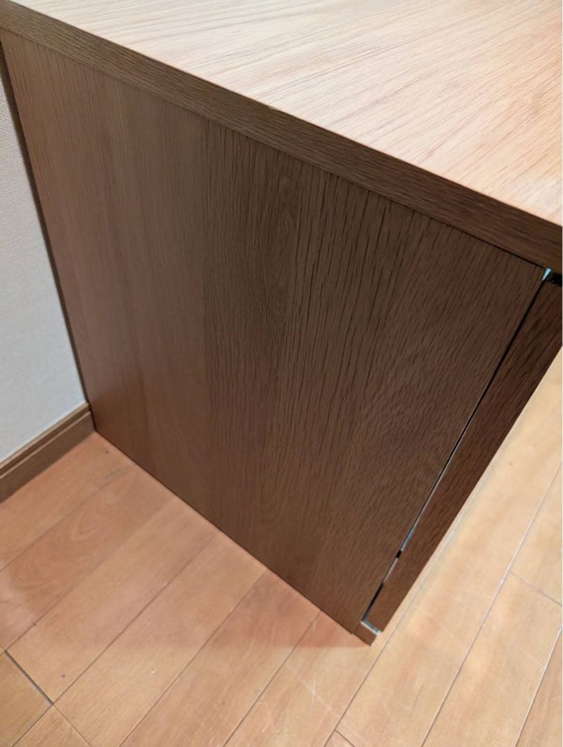 ■送料込■無印良品 木製テレビラック 110 オーク材 棚収納 木製家具 TV台