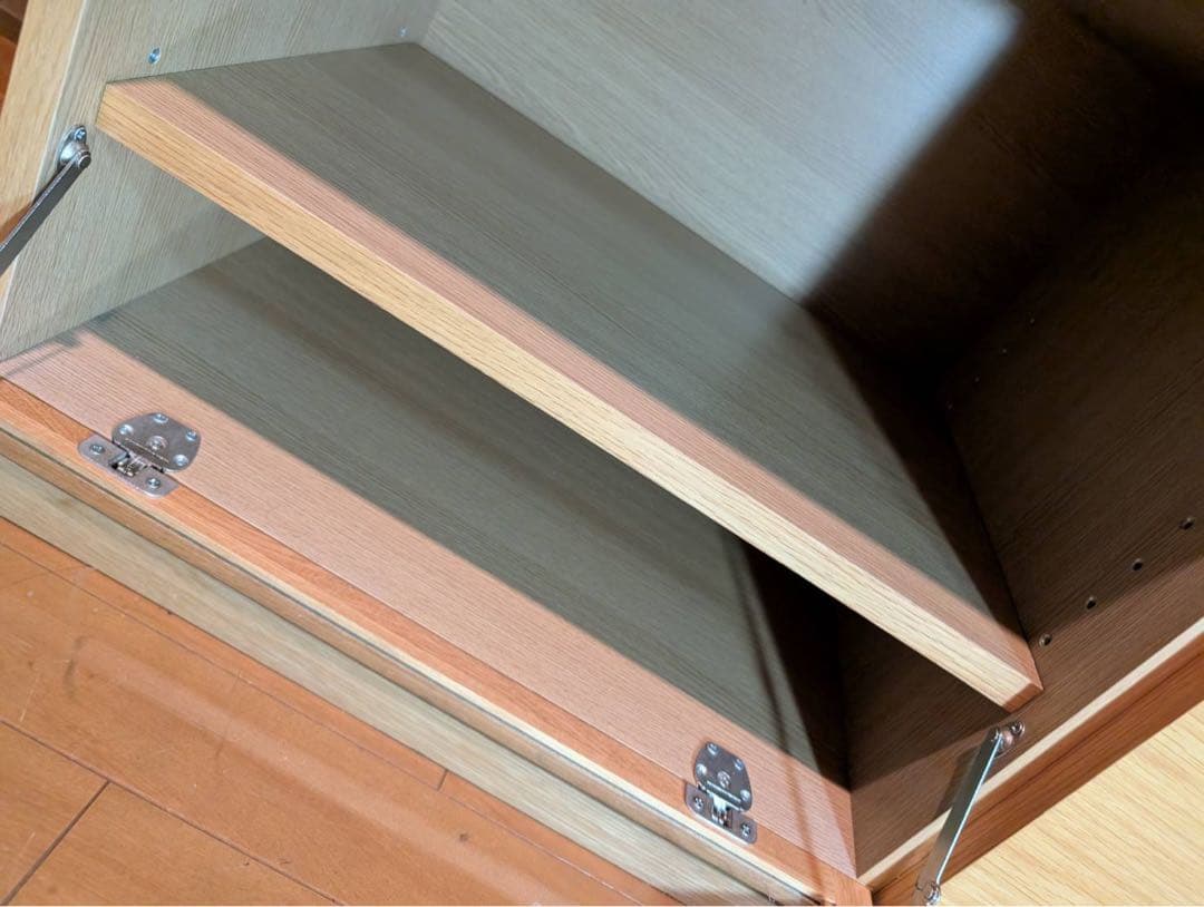 ■送料込■無印良品 木製テレビラック 110 オーク材 棚収納 木製家具 TV台