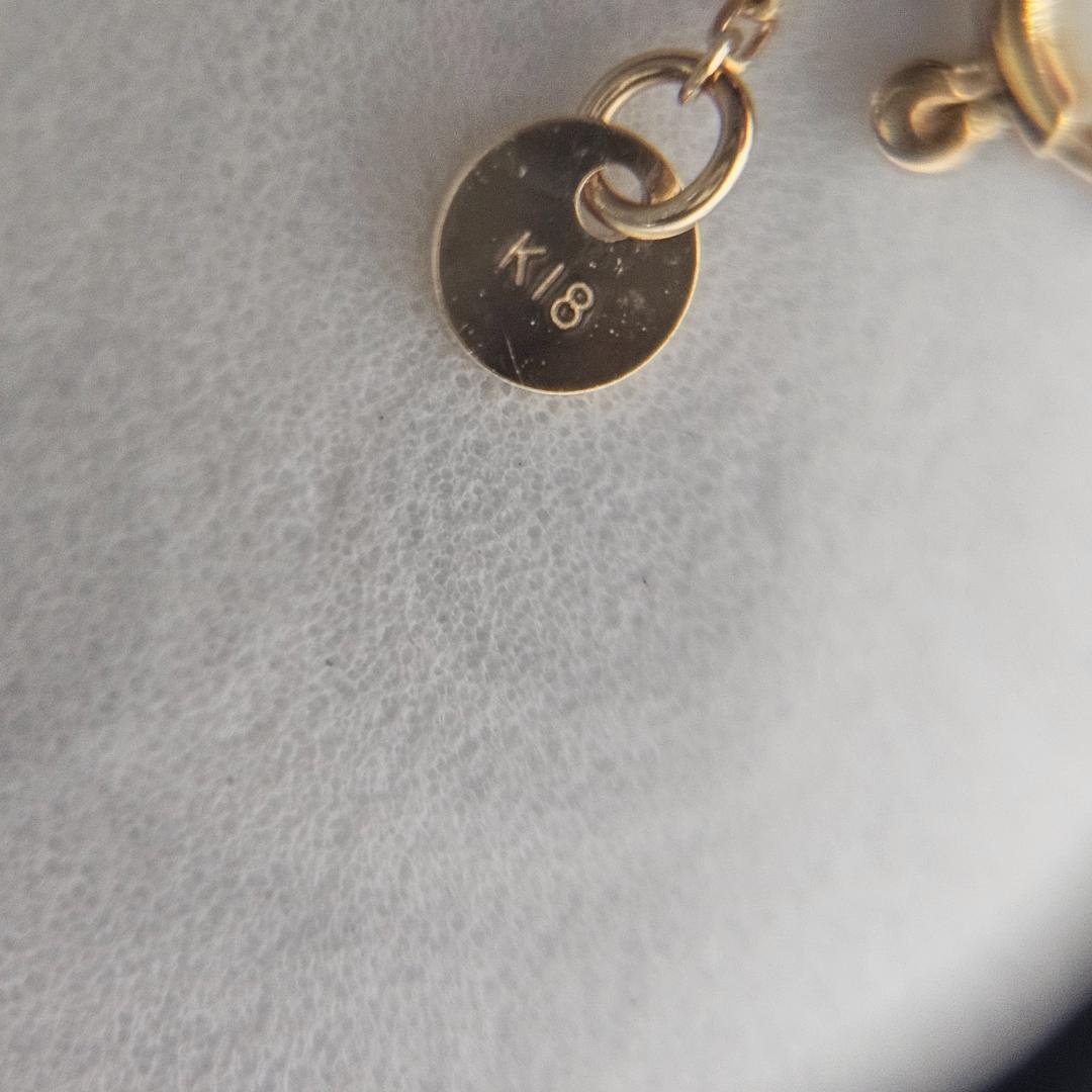 天然イエローダイヤモンド 0.2ct パヴェ ネックレス K18