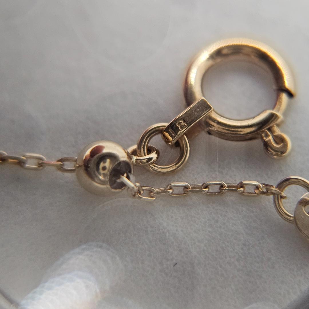 天然イエローダイヤモンド 0.2ct パヴェ ネックレス K18