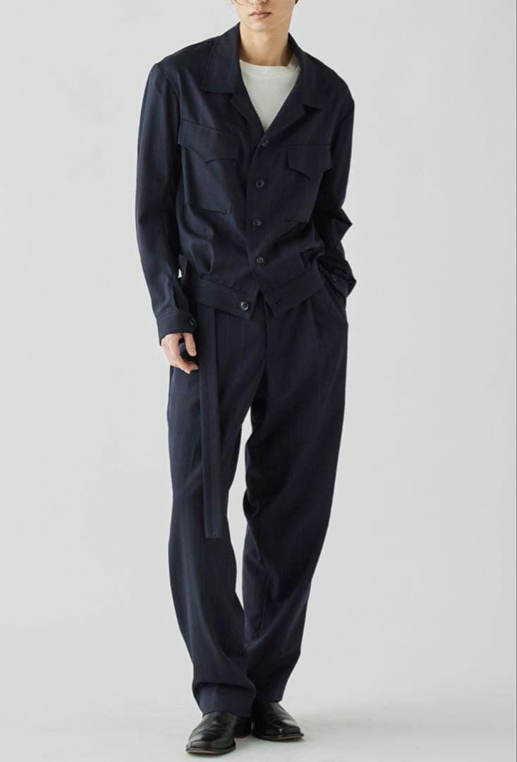 タグあり24ss UJOH ネイビー スラックス サイズ2