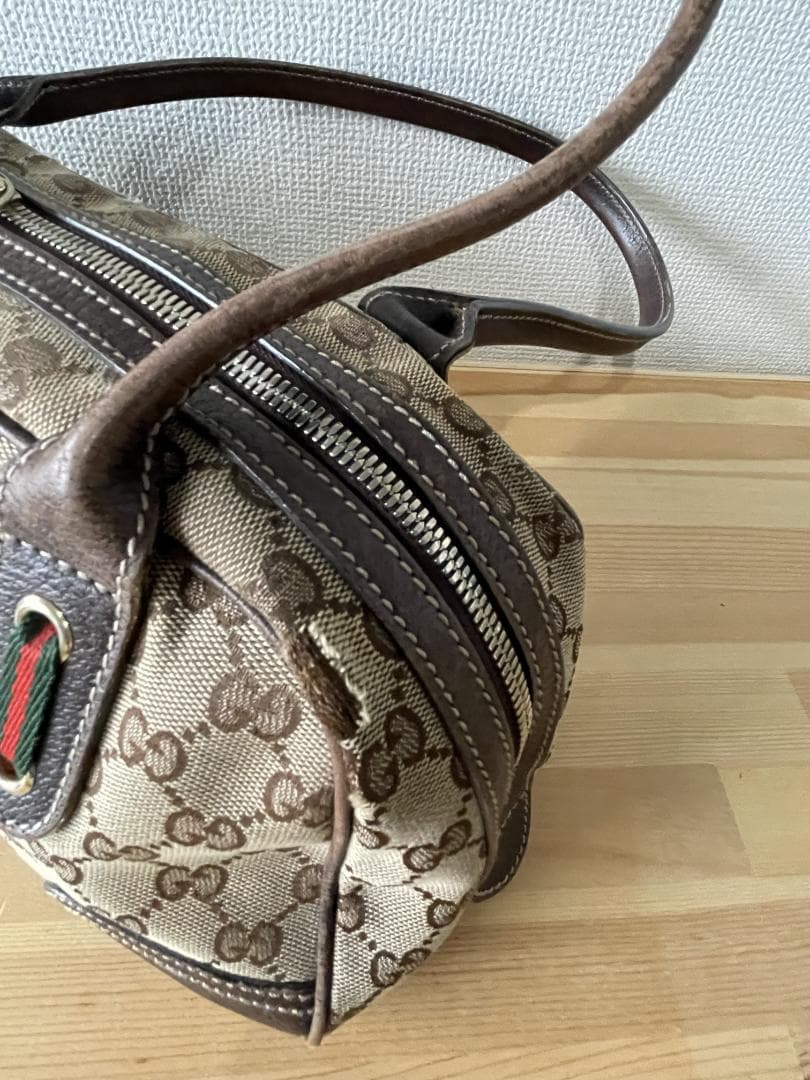 GUCCI グッチ プリンシーGG シェリーライン リボン ショルダーバッグ