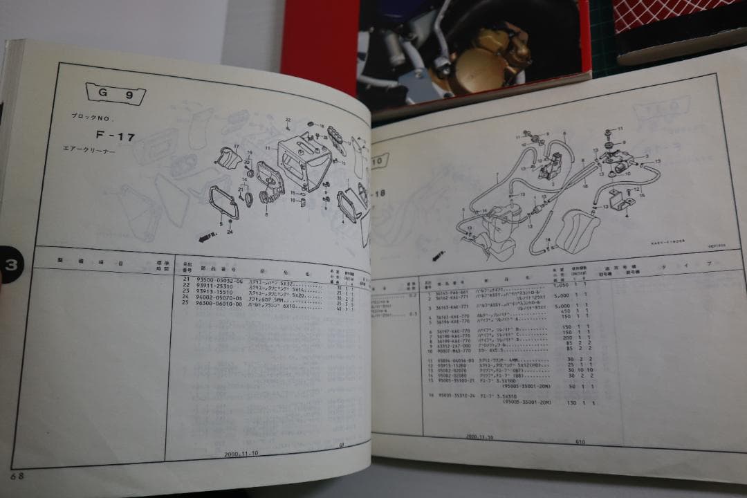 CRM250AR サービスマニュアル　パーツリスト