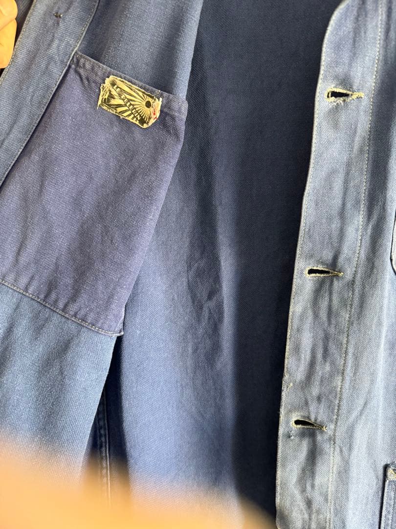 60s フランス軍 カバーオール ワークジャケット ヴィンテージ ミリタリー