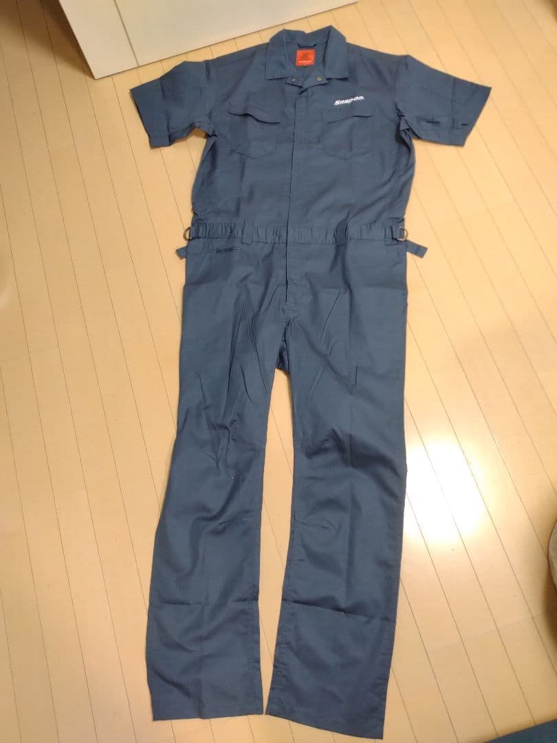 未使用　Snap-on グレー　オーバーオール　半袖　スナップオン　5L