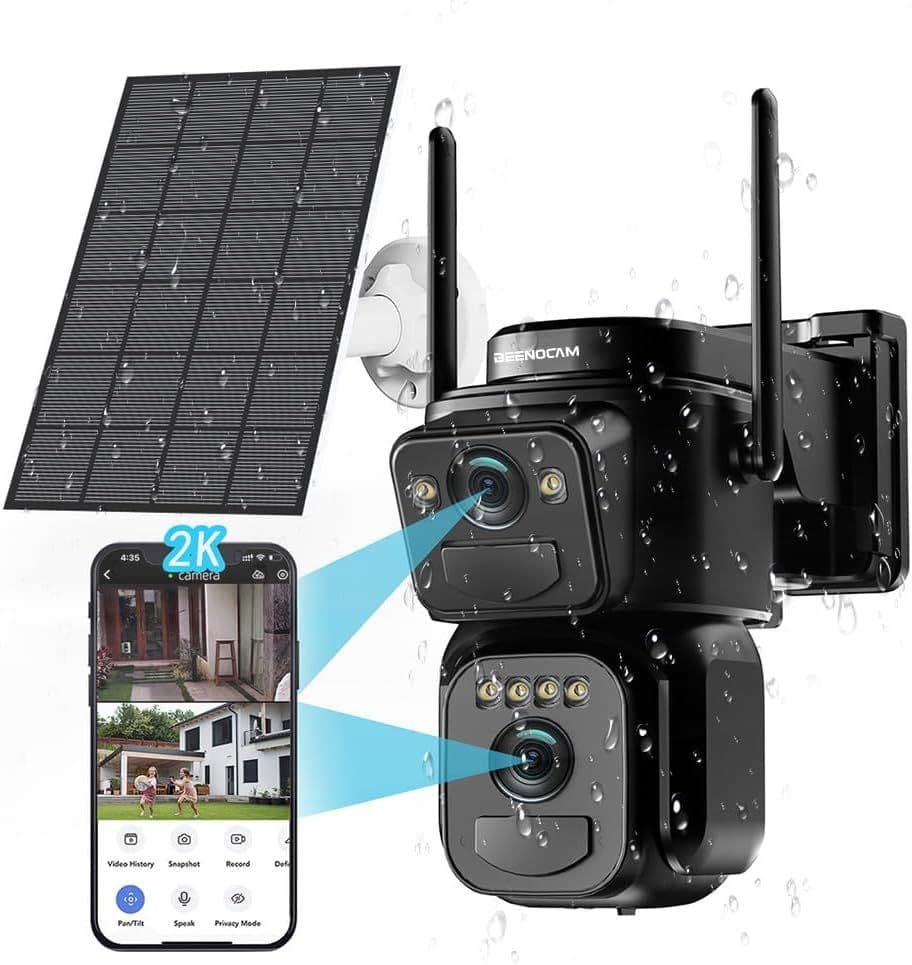 【新品・未使用】防犯カメラ　ソーラー　屋外　監視　ワイヤレス　WiFi対応　人気