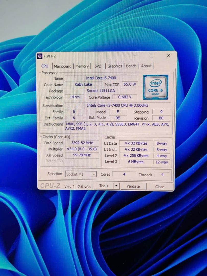 【低価格】 i5-7400 デスクトップPC 8GB SSD256GB 動作品