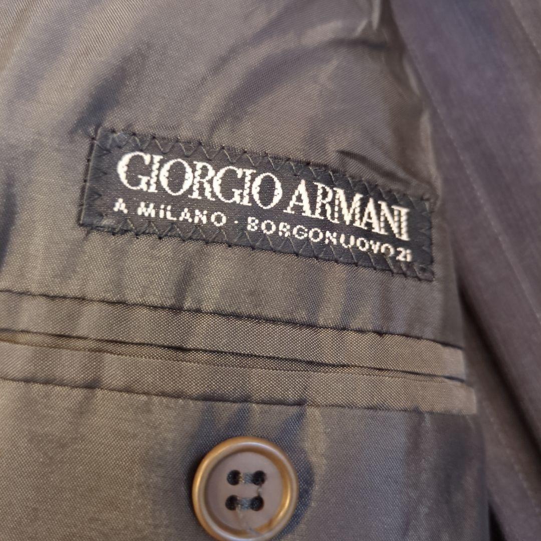 V*3様 Giorgio Armani ダークブラウン スーツ　セットアップ