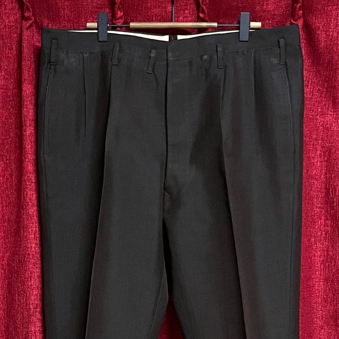 美品 50S ヴィンテージ セットアップ シングル スーツ 茶 ボタンフライ