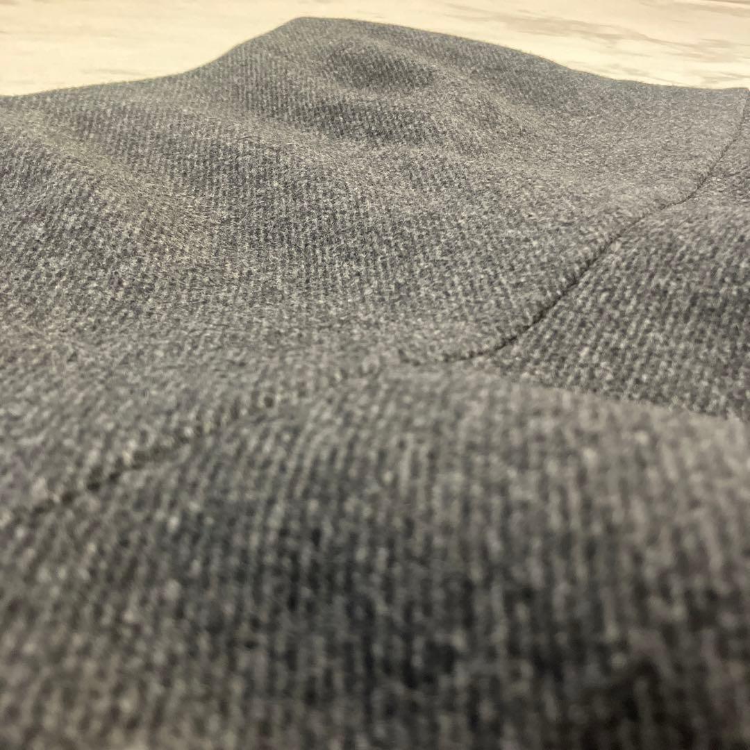 お値下げ中　ESTINATION ウールフレアミニスカート グレー