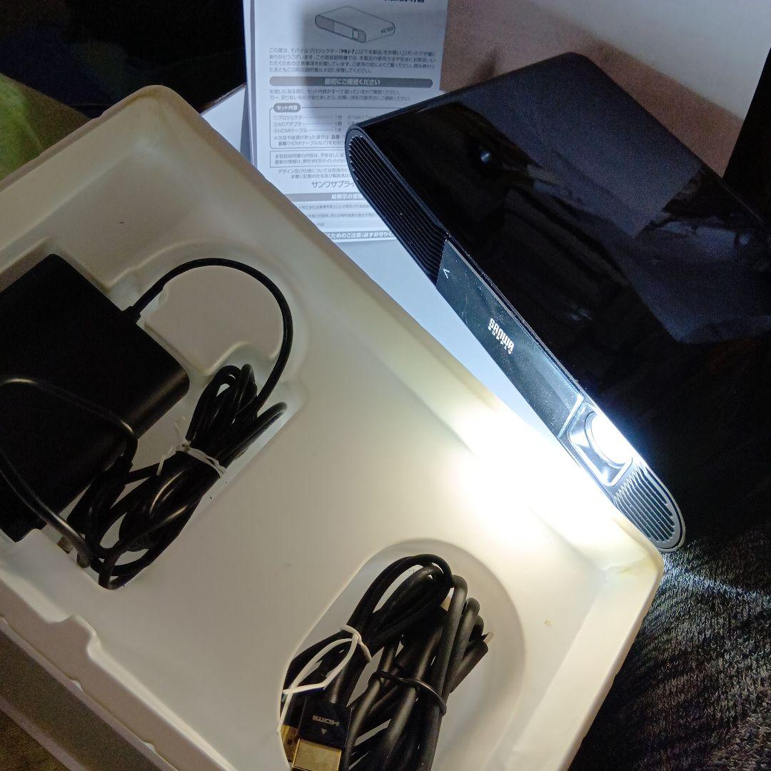 サンワサプライ PRJ-7 モバイルプロジェクター　中古　FullHD画質