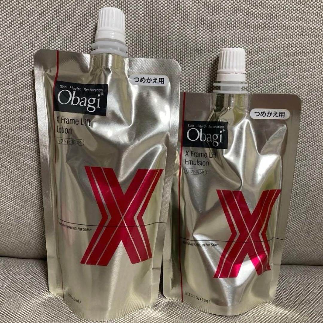 オバジX フレームリフトローション エマルジョン つめかえ用 2個セット