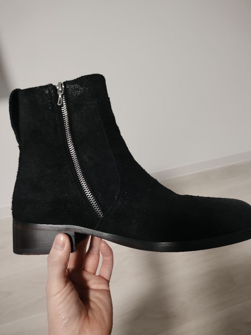 靴 Llife SLIGHT SQUARE ZIP BOOTS 41