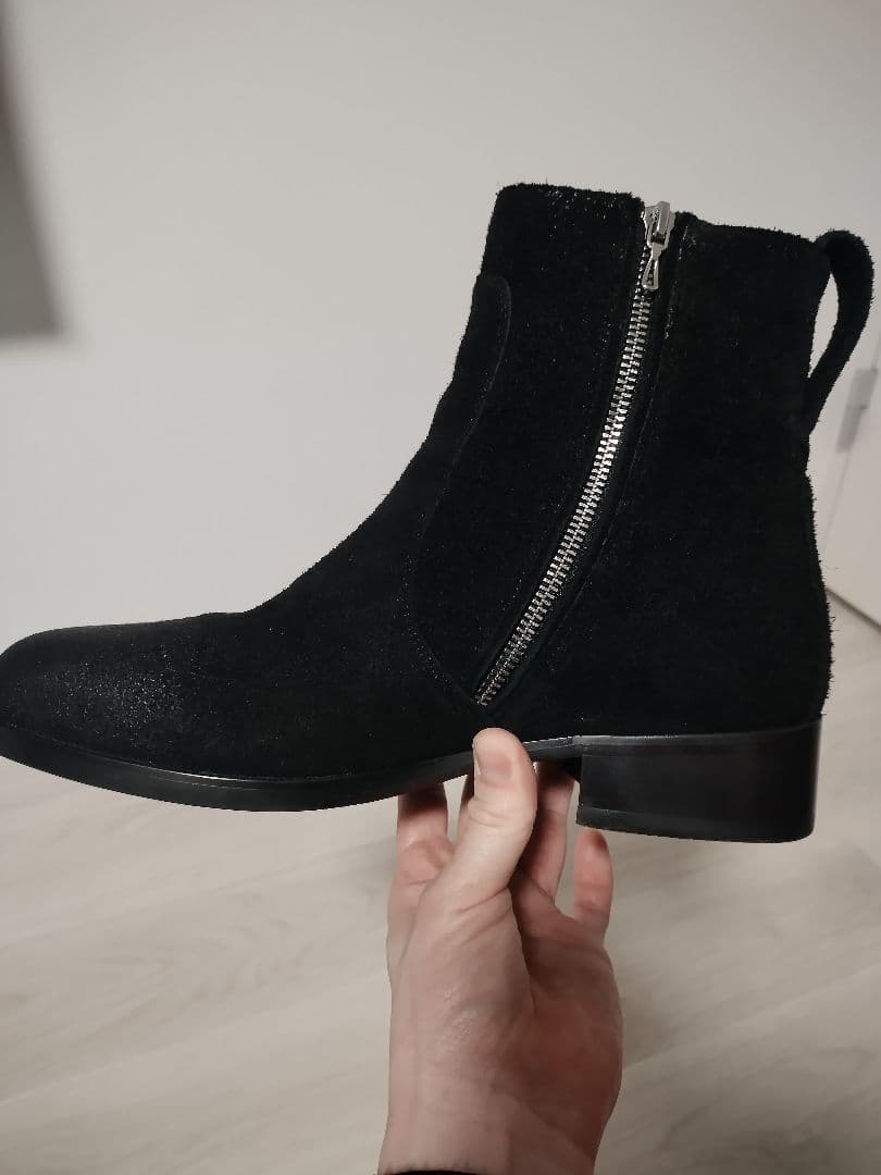 靴 Llife SLIGHT SQUARE ZIP BOOTS 41