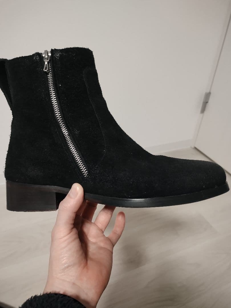 靴 Llife SLIGHT SQUARE ZIP BOOTS 41