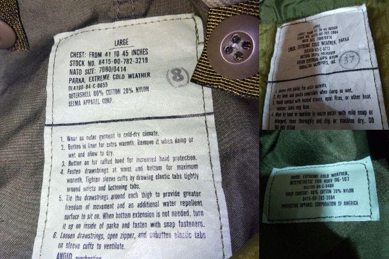 m65 M-65 フルセット L fishtail フィッシュテール⑪