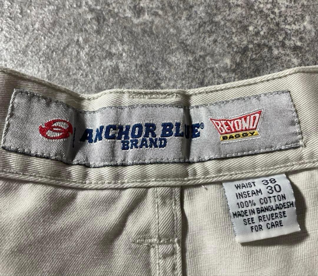 ANCHOR BLUE W38 BEYOND BAGGY チノパン ワイド