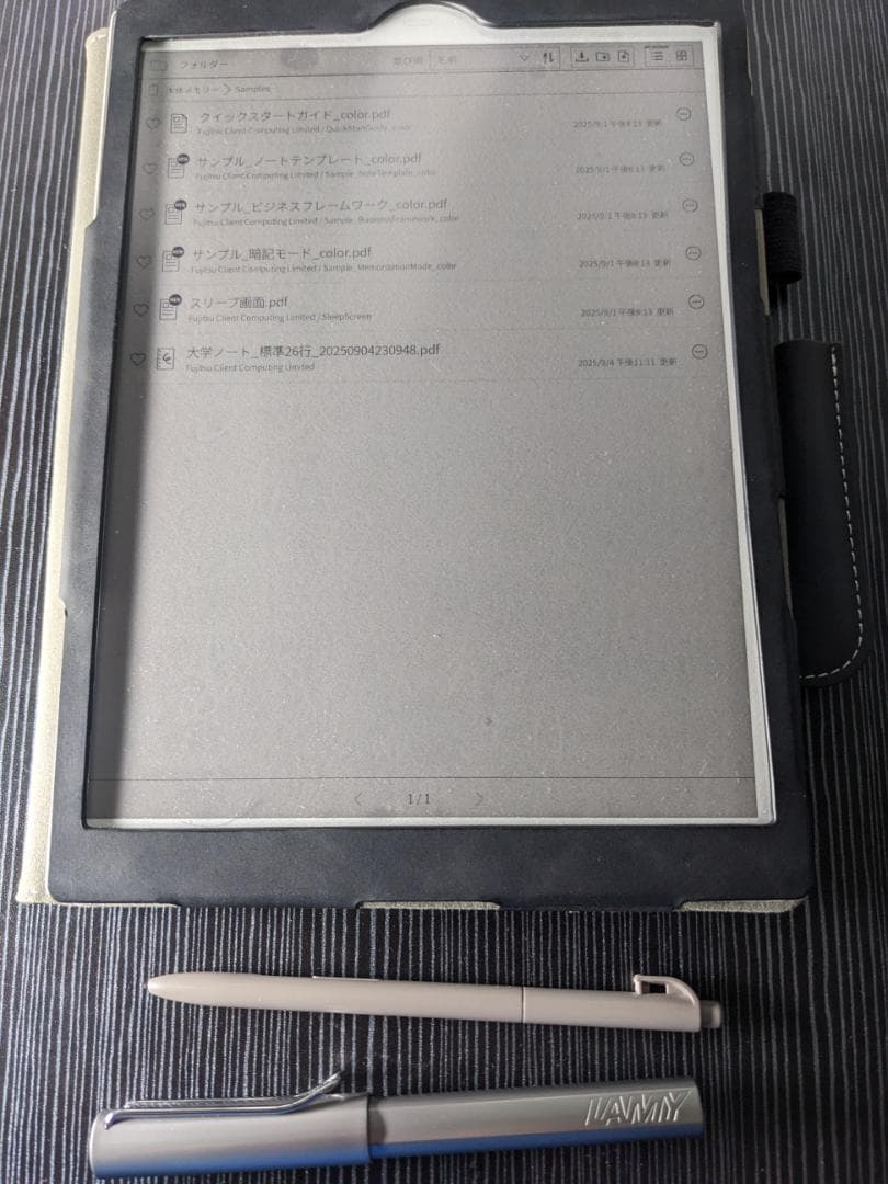 【期間限定値下げ】LAMYスタイラス付　QUADERNO A5 gen.3C