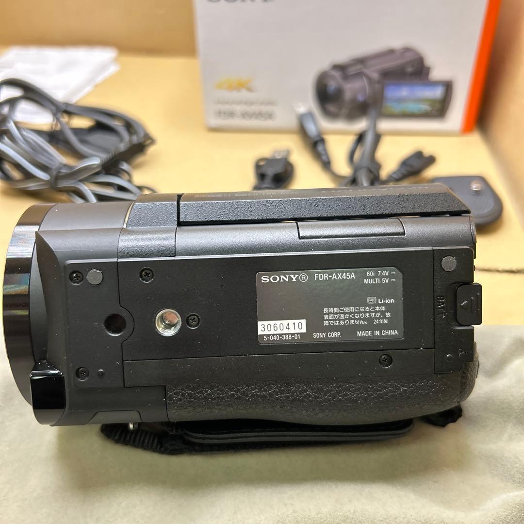 専用ソニー SONY FDR-AX45A B デジタル4Kビデオカメラレコーダー