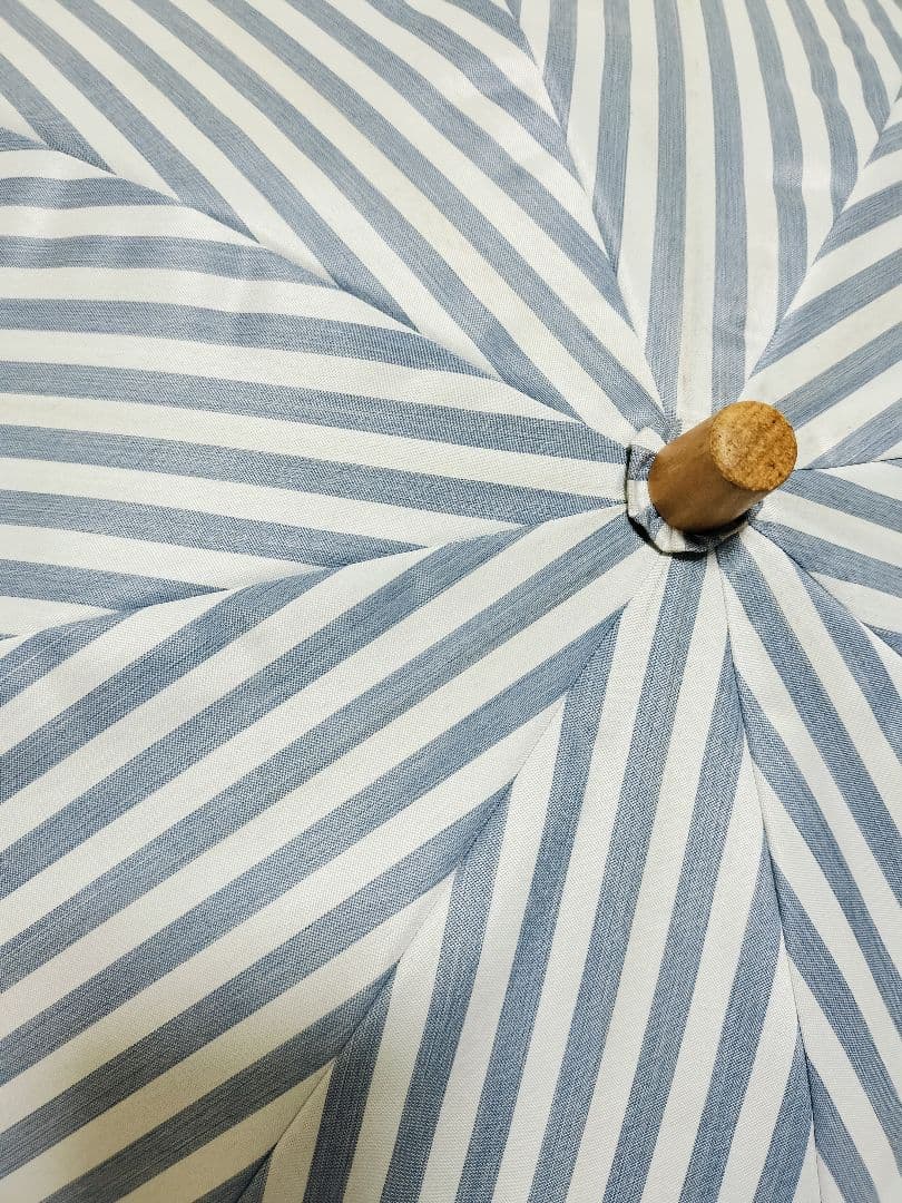 サンバリア100 2段折り ストライプ　フリル