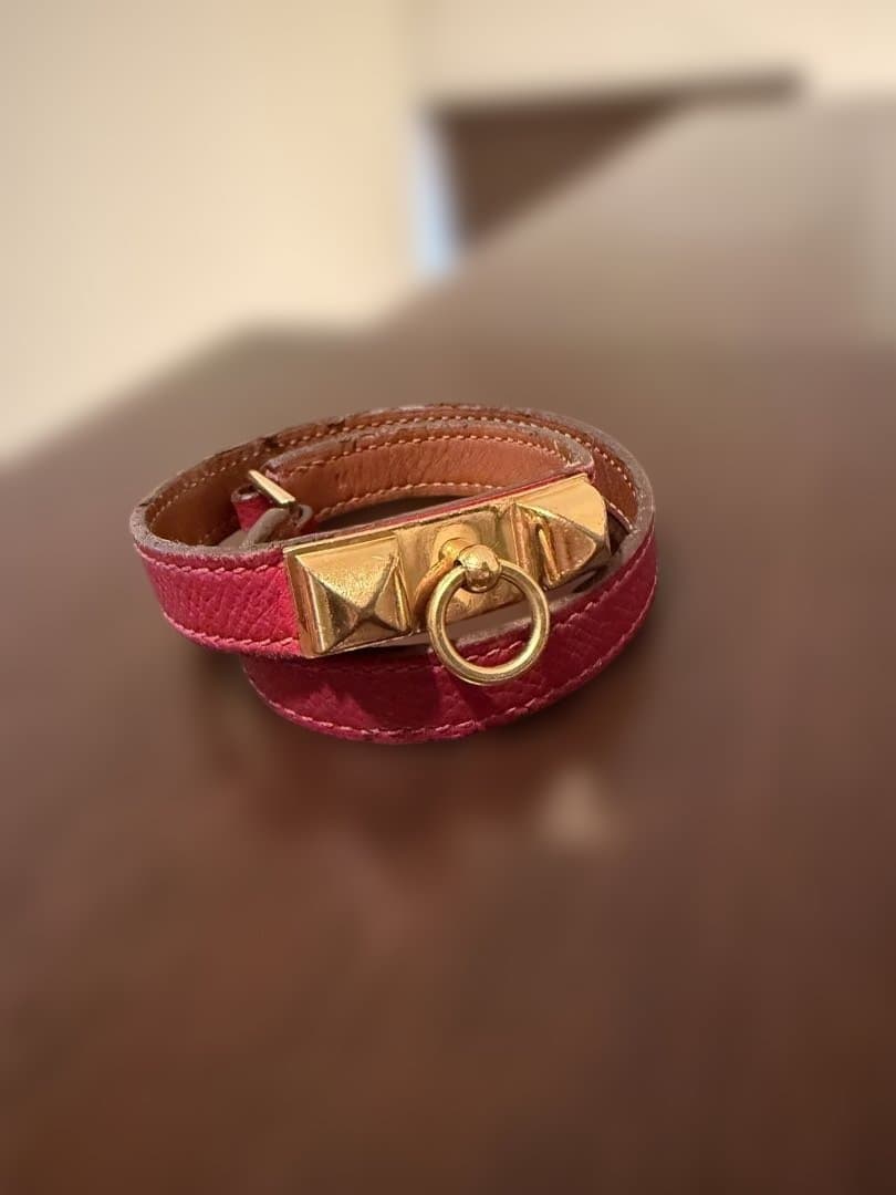 亀*様 HERMEエルメス リヴァル コリエドシアン ドゥブルトゥールブレス