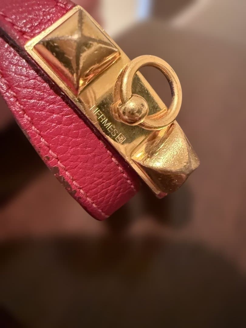 亀*様 HERMEエルメス リヴァル コリエドシアン ドゥブルトゥールブレス