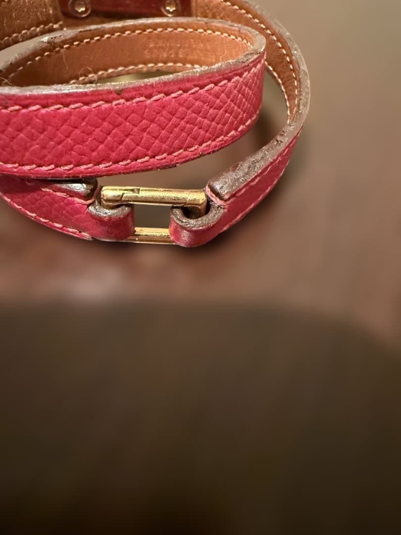 亀*様 HERMEエルメス リヴァル コリエドシアン ドゥブルトゥールブレス