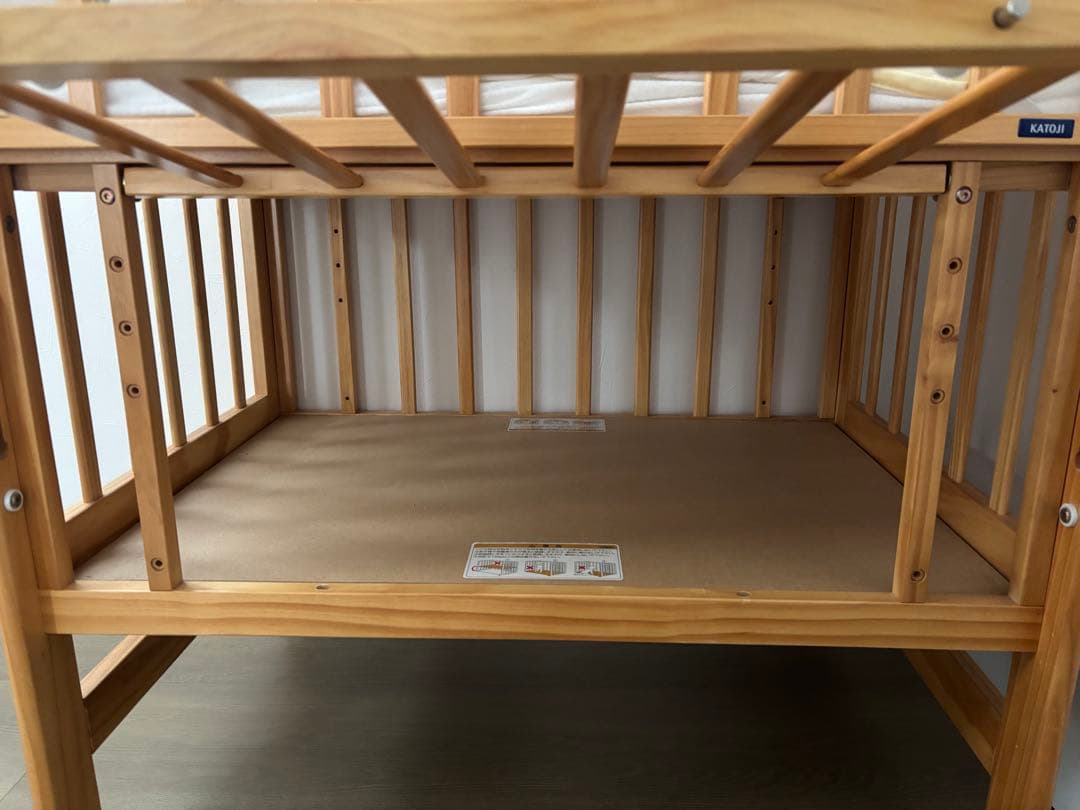 値下げ❗️【KATOJI】ベビーベッド➕画像内全ての備品セット