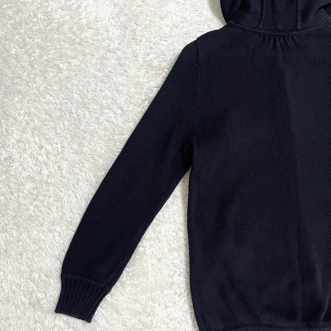 超希少✨バーバリー BURBERRY カーディガン メタルボタン 黒 38 ロゴ