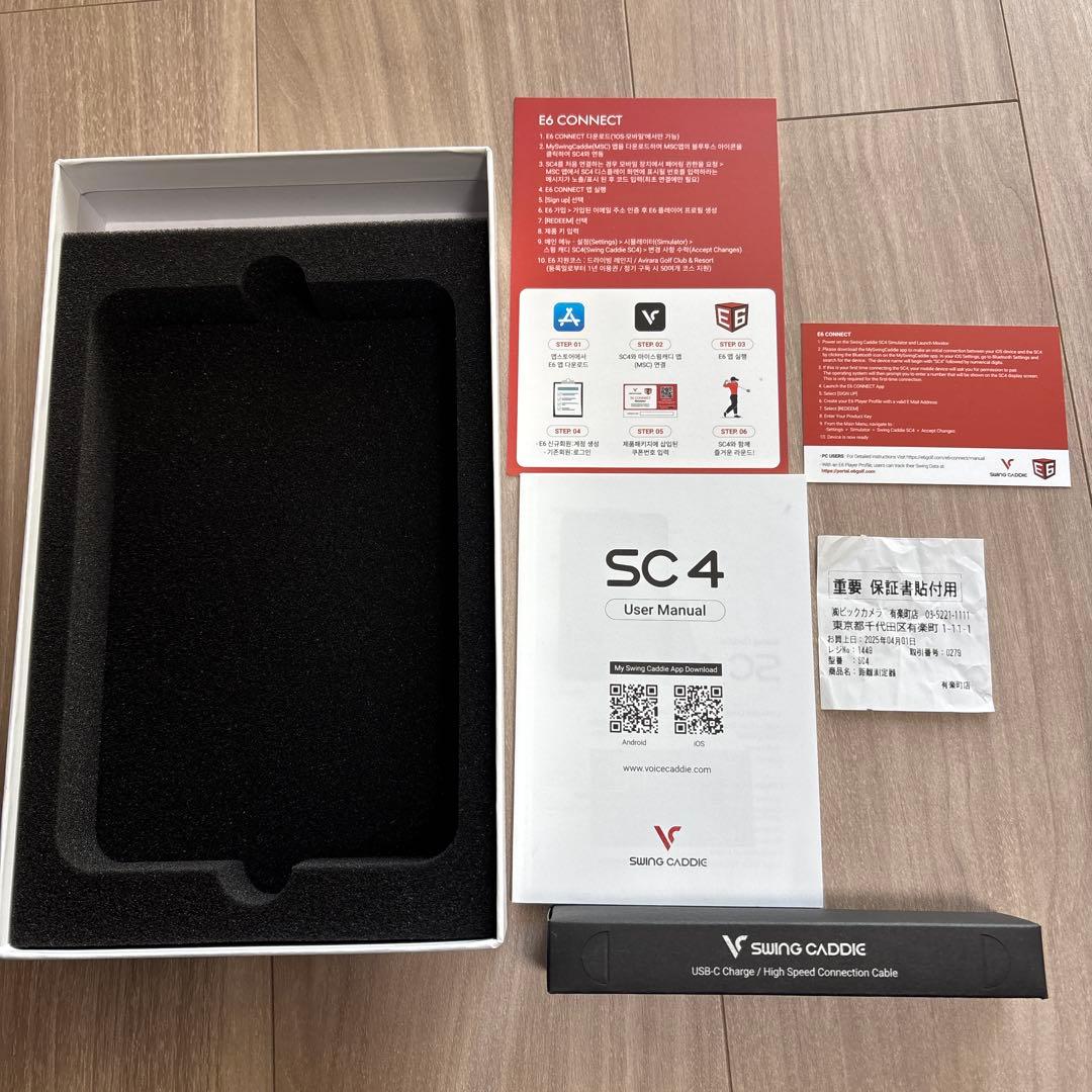 【極美品】弾道測定器　ボイスキャディー　SC4