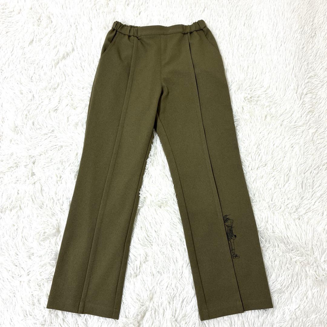 アルベロベロ OLLEBOREBLA ブタさんの刺繍 パンツ