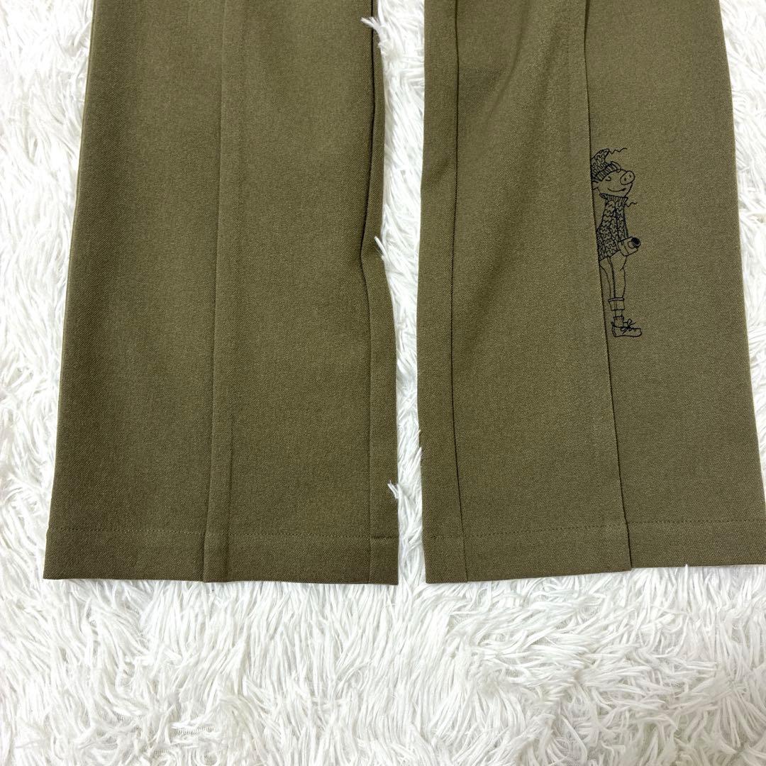 アルベロベロ OLLEBOREBLA ブタさんの刺繍 パンツ